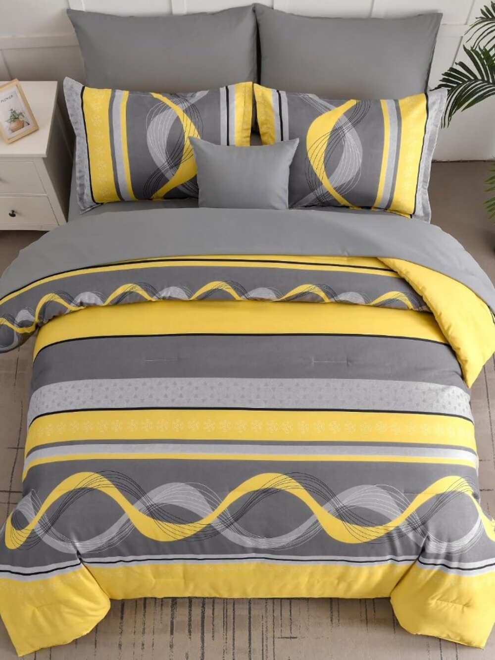 Comforter Set Queen Size 8 pcs